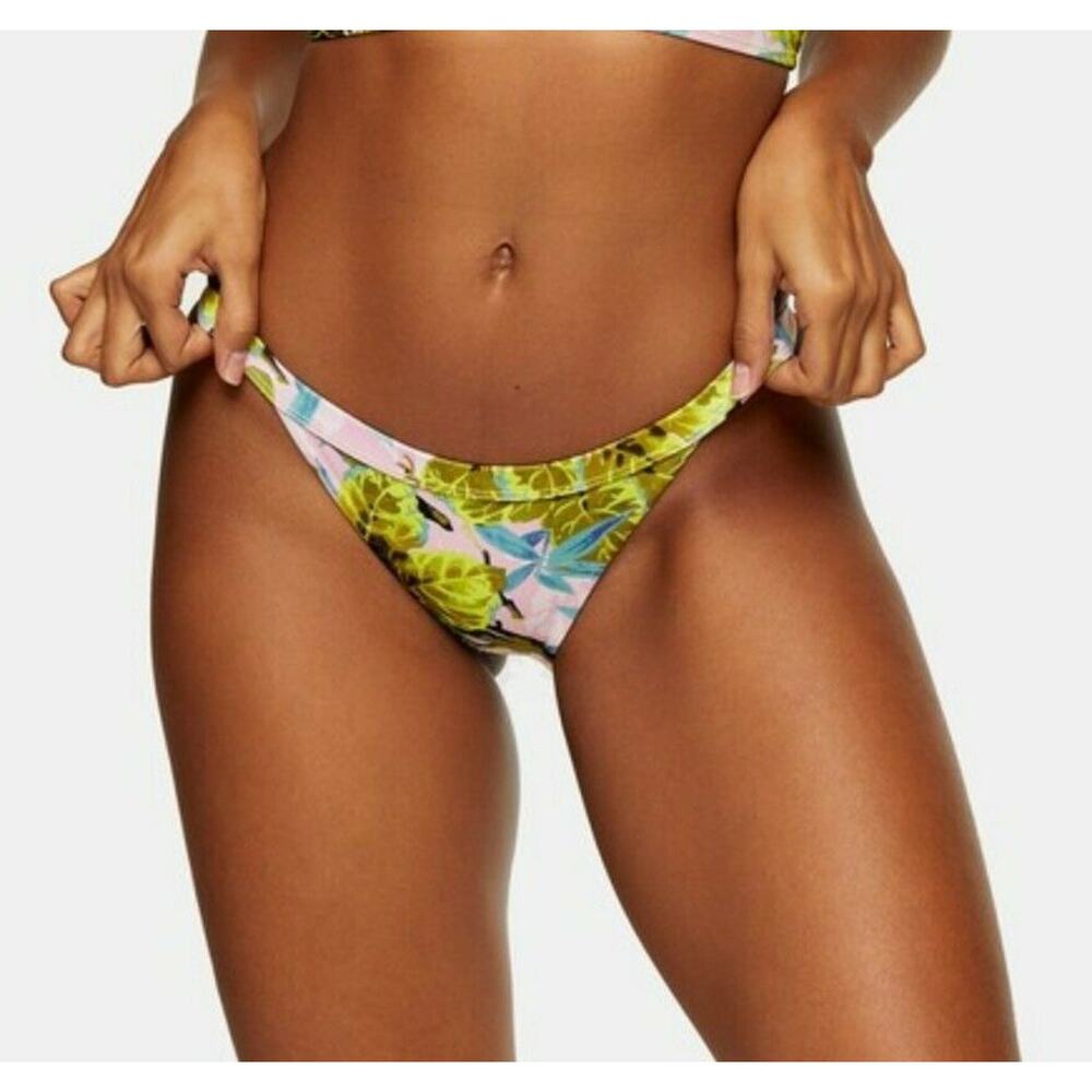 NWT Topshop Tropical Floral Print Bikini Bottoms Size 6